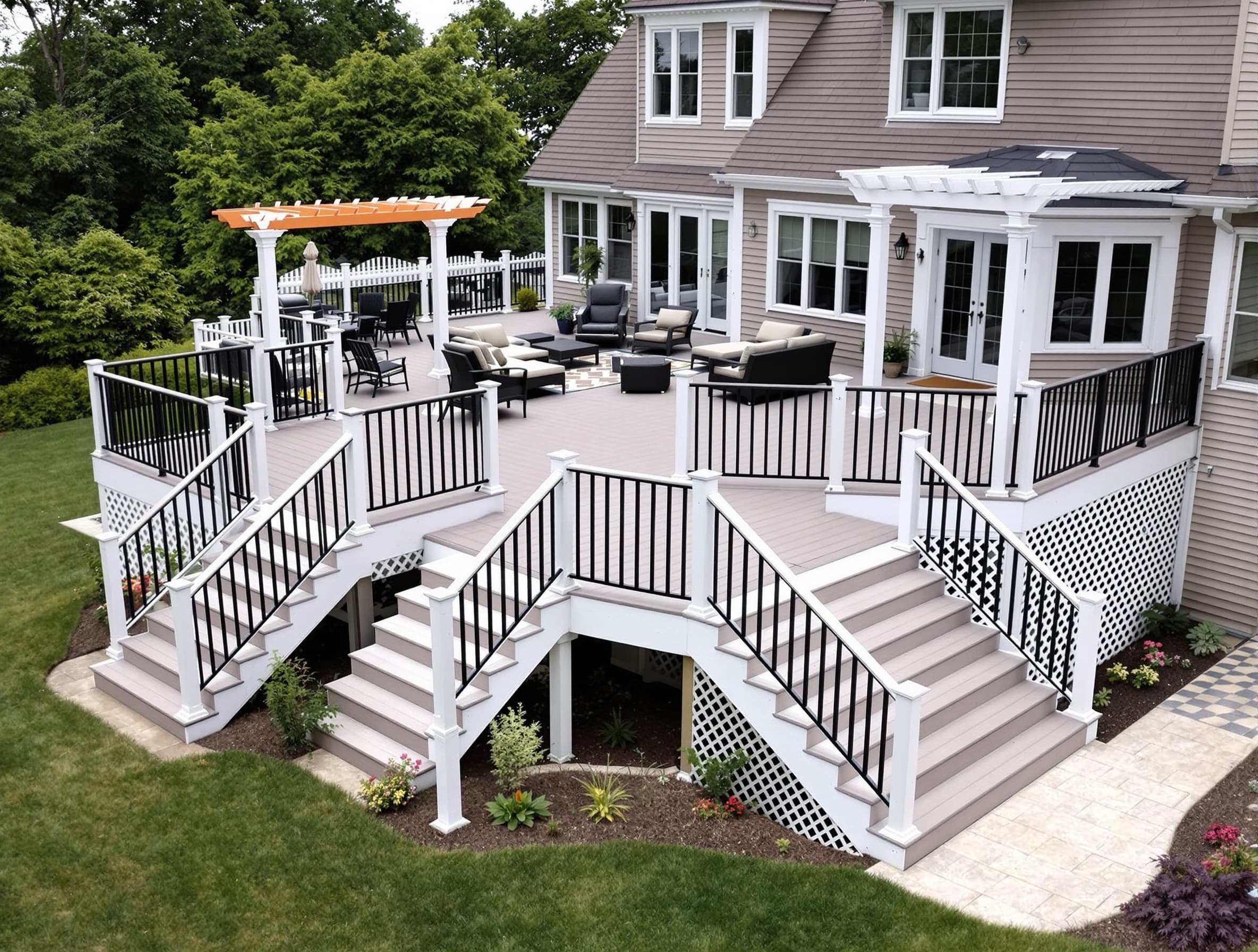 Trex Transcend Deck — Massapequa, NY