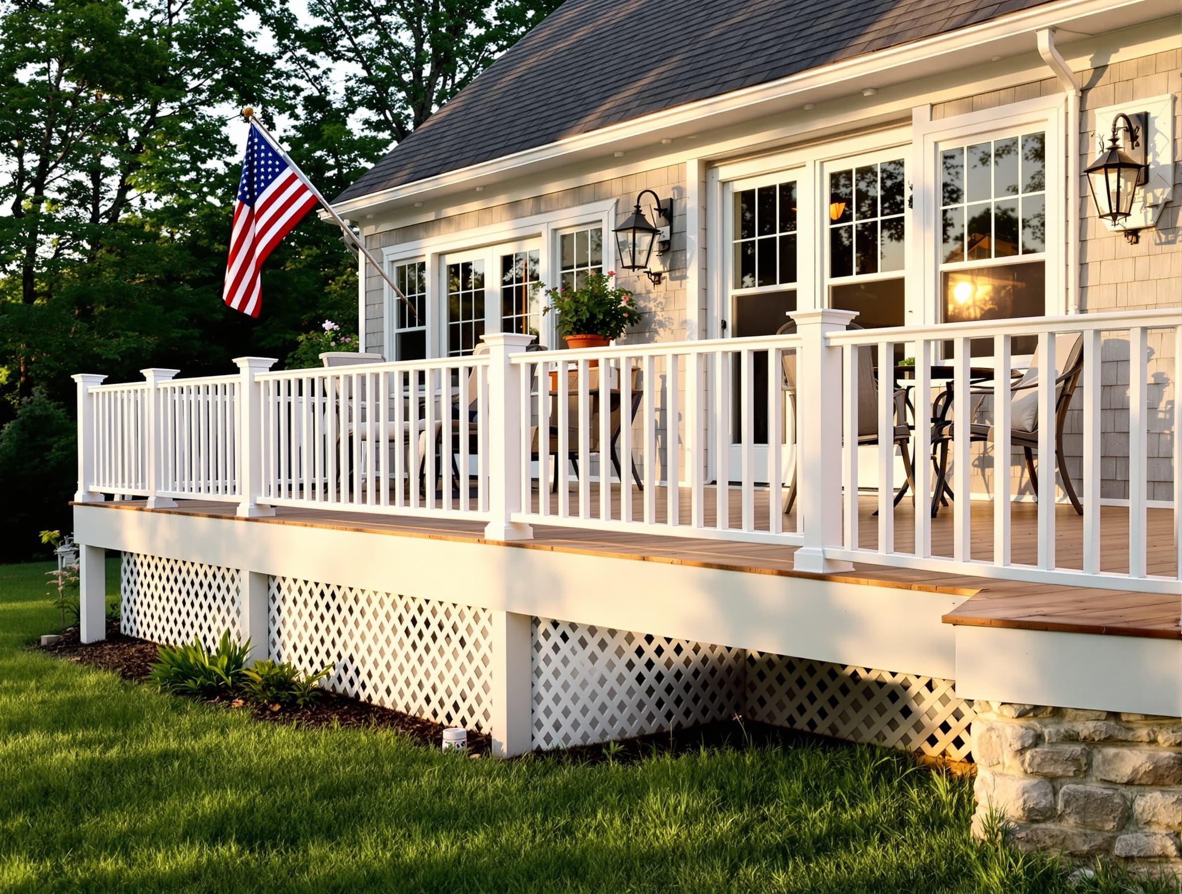 Multi-Level Composite Deck — Commack, NY