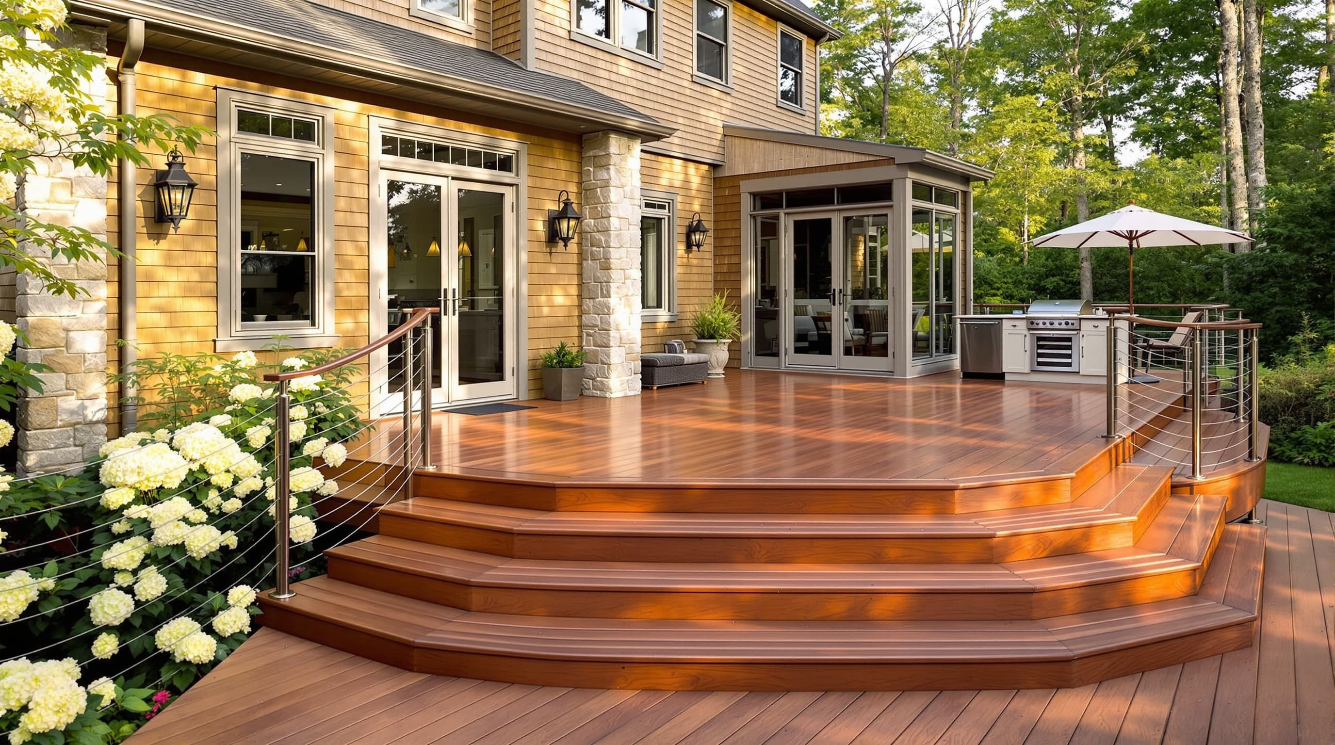 Huntington, Suffolk County deck project
