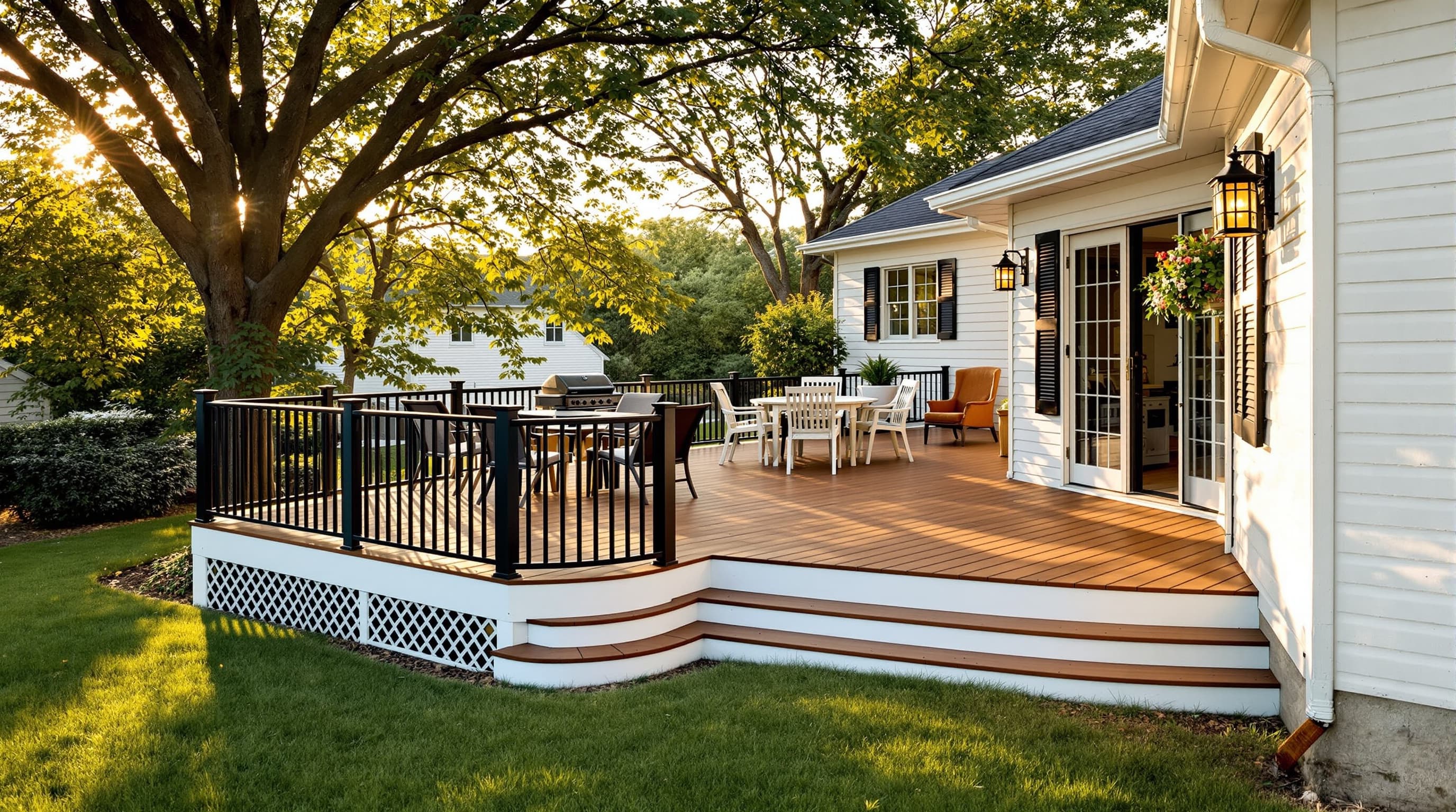 Massapequa, Nassau County deck project